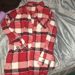 Long sleeve plaid shirt